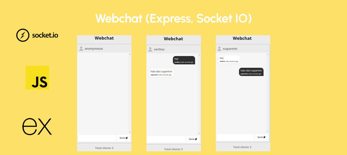 Webchat (Express, Socket IO) App